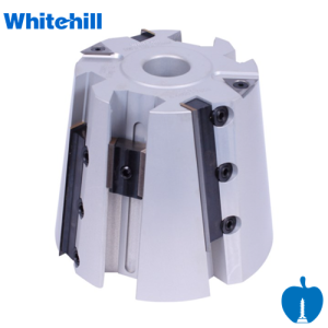 160mm Diameter x 130mm Cut Depth Whitehill 9 Deg Cill Z4 Aluminium Cutter Block with Serrated Slot 31.75mm Bore