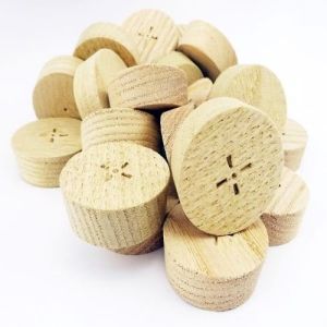 16mm Chestnut Tapered Wooden Plugs 100pcs