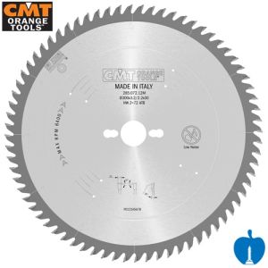 250mm Diameter 60 Tooth CMT Table/Rip Saw Blade With 30mm Bore 285.060.10M