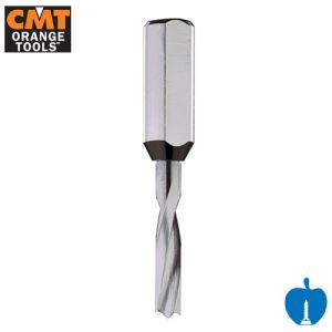 2mm Diameter x 57.5mm Overall Length CMT Solid Carbide 2 Flute Lip & Spur Dowel Drill Bit R/H 