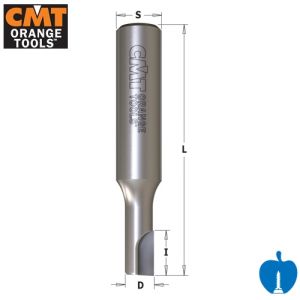 10mm Diameter x 22mm Cut Length CNC PCD Diamond Spiral Router With Straight Bit Sheer Angle 12mm Shank Z=1+1 CMT