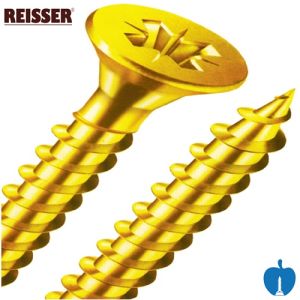 5.0 x 35mm Reisser R2 Full Thread High Performance Joinery Woodscrews 200pcs 