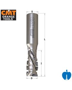 20mm Diameter x 25mm Cut Length CNC PCD Diamond Router With 45° Shear Angle Z=1+1 CMT