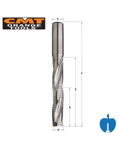 CMT 16mm x 95mm S=16mm CNC Lockcase Spiral With Chip-Breaker Positive Z3R R/H 195.162.11