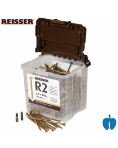 3.5mm x 16mm Reisser R2 Woodscrew 2,500pc TUB