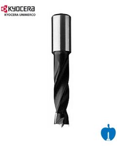 9mm Diameter x 57mm Overall Length 2 Flute Lip & Spur Dowel Drill Bit R/H Kyocera Unimerco