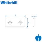 100mm Reversible Knives Solid Carbide Tips to suit Whitehill 030T00100