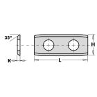 24 x 12 x 1.5mm Reversible Knives CG18M BC3 to suit Freud