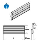 230 x 12 x 2.7mm Centrofix / CentroStar, Quickfix HSS Planer Blades 1 Pair