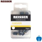 Reisser T20 Torsion Driver Bits 25mm long box of 10pcs