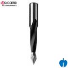 9mm Diameter x 77mm Overall Length 2 Flute Through Point Dowel Drill Bit R/H Kyocera Unimerco