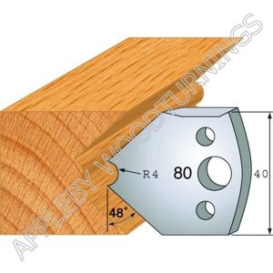 Profile No. 80  40mm Euro Knives, Limitors and Sets