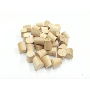 8mm Maple Cross Grain Tapered Wooden Plugs 100pcs