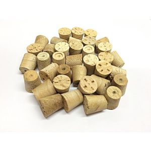 9mm Idigbo Tapered Wooden Plugs 100pcs