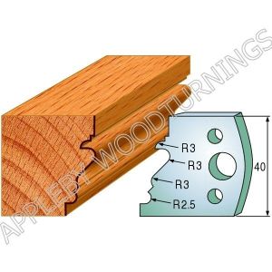 Profile No. 122  40mm Euro Knives, Limitors and Sets