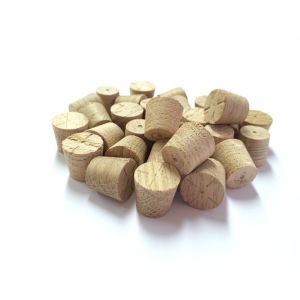 1/2" English Oak Cross Grain Tapered Wooden Plugs