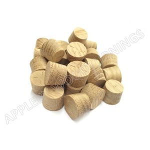 14mm American White Oak Tapered Wooden Plugs 100pcs