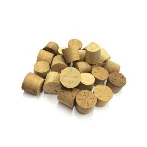 13mm Iroko Tapered Wooden Plugs 100pcs