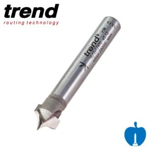 14.5mm Dia x 19.5mm Cut Trend Ovolo Panel Veining Router Cutter 7.5mm Radius 1/4" Shank 16/4