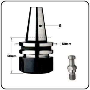 ISO30 CNC Tool Arbor Chucks for "ER32" Collets to suit Biesse machines with Omlat engine 