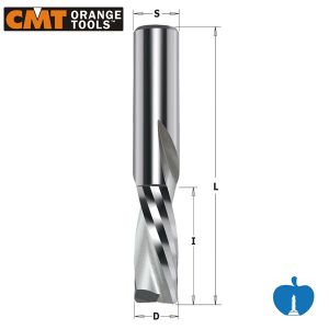 CMT 1/2" x 50.8mm S=1/2" Finishing Spiral Router 2 Flute Positive R/H 191.507.11