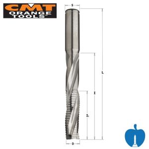 CMT 14mm x 95mm S=14mm CNC Lockcase Spiral With Chip-Breaker Positive 3 Flute R/H 195.142.11