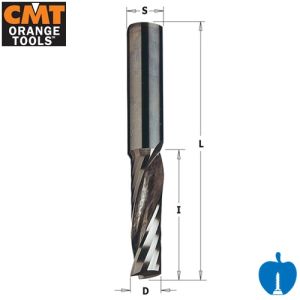 3.18mm Diameter x 12.7mm Cut Length CNC Positive Up Cut Finishing Spiral Single Flute R/H CMT 198.001.11