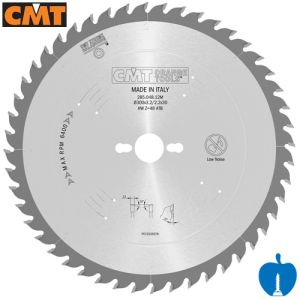 254mm Diameter 48 Tooth CMT Negative Crosscut Mitre Circular Saw Blade With 30mm Bore 294.048.10M