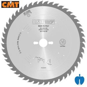 250mm 40 Tooth CMT Ripping / Crosscut Table Saw Blade With 30mm Bore 285.040.10M 