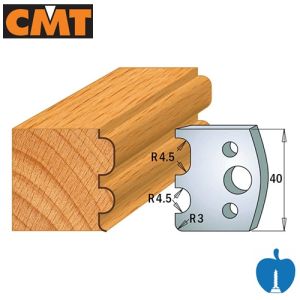 40mm Euro Profile No.07 Knives CMT 690.007 - 1 pair