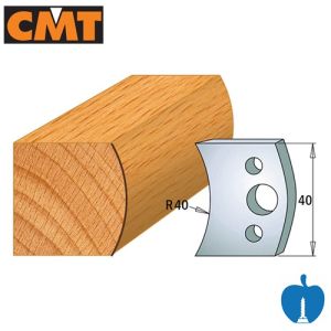 40mm Euro Profile No.08 Knives CMT 690.008 - 1 pair