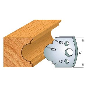 40mm Euro Profile No.18 Knives CMT 690.018 - 1 pair