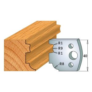 40mm Euro Profile No.26 Knives CMT 690.026 - 1 pair