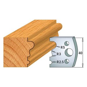 40mm Euro Profile No.33 Knives CMT 690.033 - 1 pair