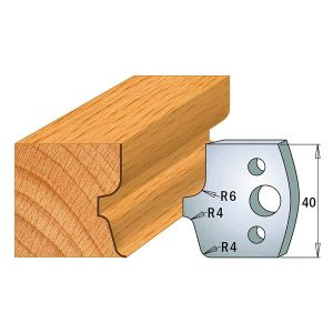 40mm Euro Profile No.41 Knives CMT 690.041 - 1 pair