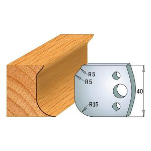 Profile No.60 40mm Euro Knives, Limiters and sets 