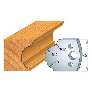 40mm Euro Profile No.61 Knives CMT 690.061 - 1 pair