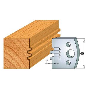 40mm Euro Profile No.75 Knives CMT 690.075 - 1 pair