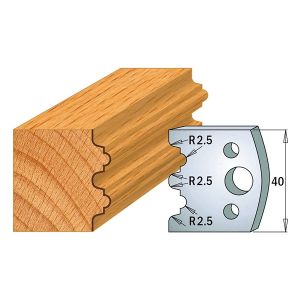 40mm Euro Profile No.108 Knives CMT 690.108 - 1 pair