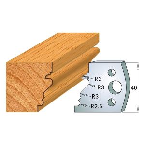 40mm Euro Profile No.122 Knives CMT 690.122 - 1 pair