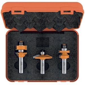 3 Piece CMT TCT Small Arch Door Router Cutter Set R/H 12.7mm Shank