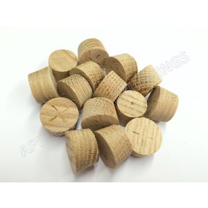 18mm American White Oak Tapered Wooden Plugs 100pcs