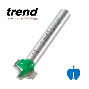 Trend Rounding Over 4.8mm Radius TCT Router Cutter Shank=1/4" C126