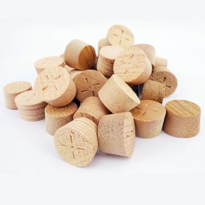 16mm Cedar Cross Grain Tapered Wooden Plugs