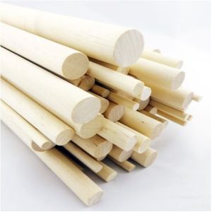 1/4" (6.35mm) diameter x 300mm long Hardwood Dowel Rod