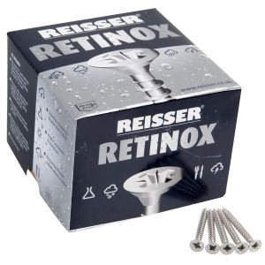 Reisser R2 Retinox Stainless Steel Wood Screws 4.5mm x 40mm 200pcs