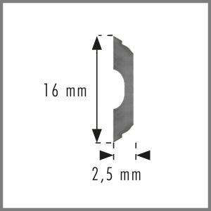 230mm HSS Oertli Sinus Planer Blades 1 pair