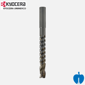 12mm Diameter x 80mm Reach CNC Positive Up Cut Lockcase Spiral Router 3 Flute R/H Kyocera Unimerco 