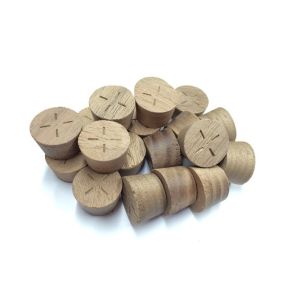 21mm American Black Walnut Tapered Wooden Plugs 100pcs