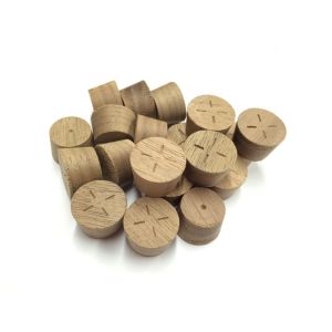 17mm American Black Walnut Tapered Wooden Plugs 100pcs